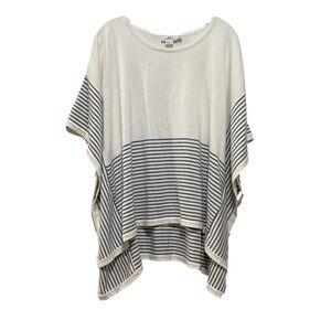 VINEYARD Vines Women’s Cotton Striped Sweater Poncho Size XS/S